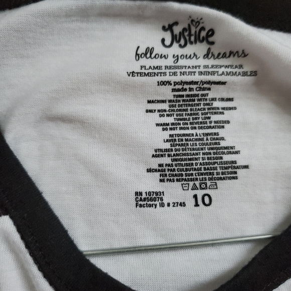 Justice pj's - Picture 4 of 5